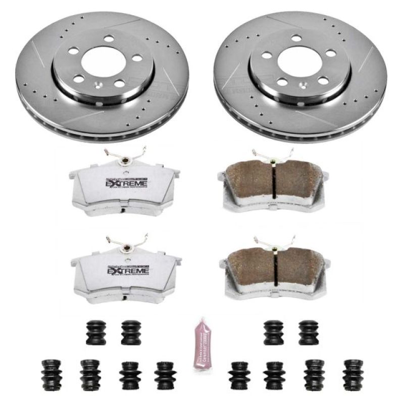 PowerStop K920-26 00-06 fits Audi TT Quattro Rear Z26 Street Warrior Brake Kit