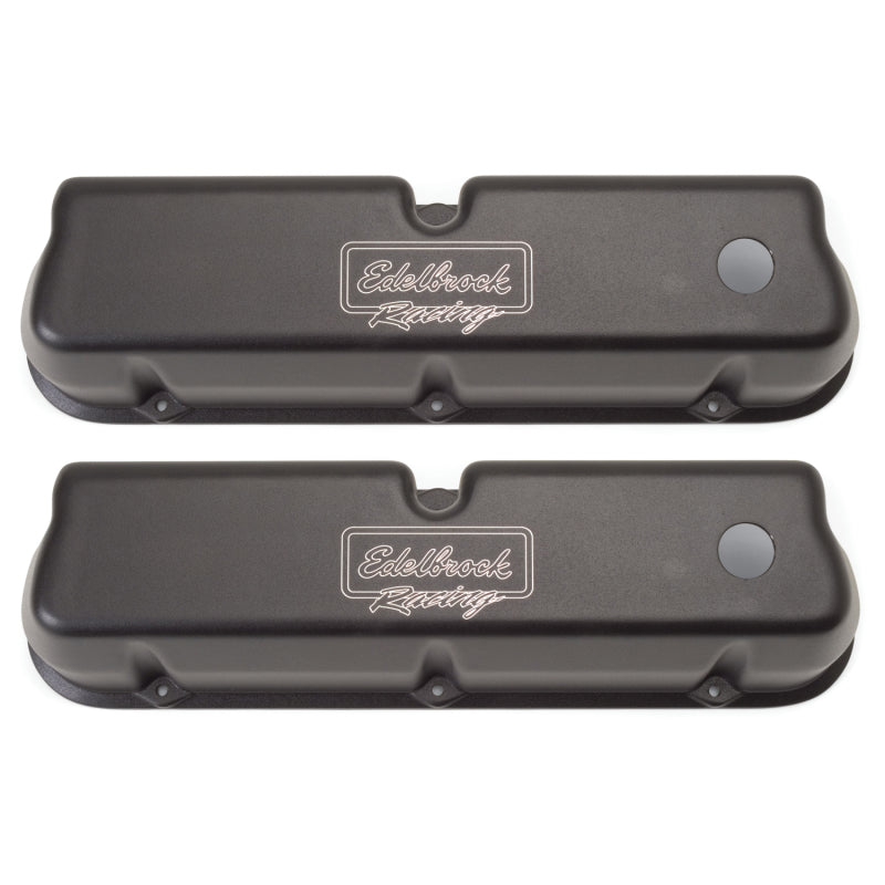 Edelbrock 41263 Valve Cover Victor Series fits Ford 289-302-351W CI V8 Tall Black