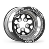 Weld  83B-512208MB Alpha-1 15x12 / 5x4.5 BP / 4in. BS Black Wheel - Black Double