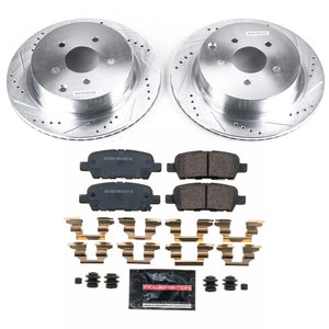 Power Stop K9134 2009 fits Infiniti FX35 Rear Z23 Evolution Brake Kit
