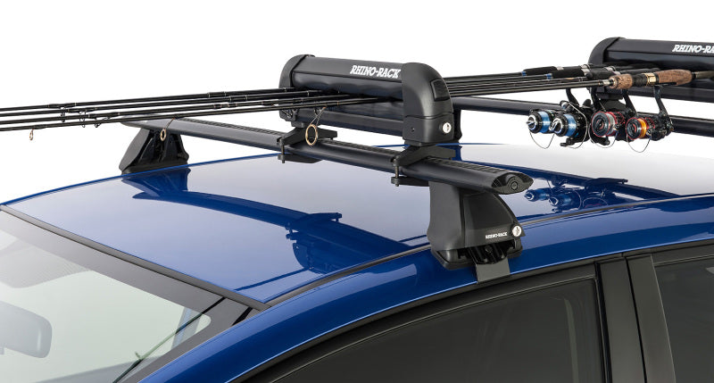 Rhino-Rack 573 Universal Ski/Snowboard Carrier - Fits 3 Pairs of Skis or 2 Snowboards - Black