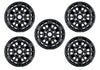 fits Ford 21-24 Racing M-1007K-P1785MB Bronco 17in x 8.5in Matte Black Wheel Kit