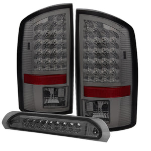 9032783 Xtune fits Dodge 02-06 Ram 1500 LED Tail Light w/ LED 3rd Brake Lamps-
