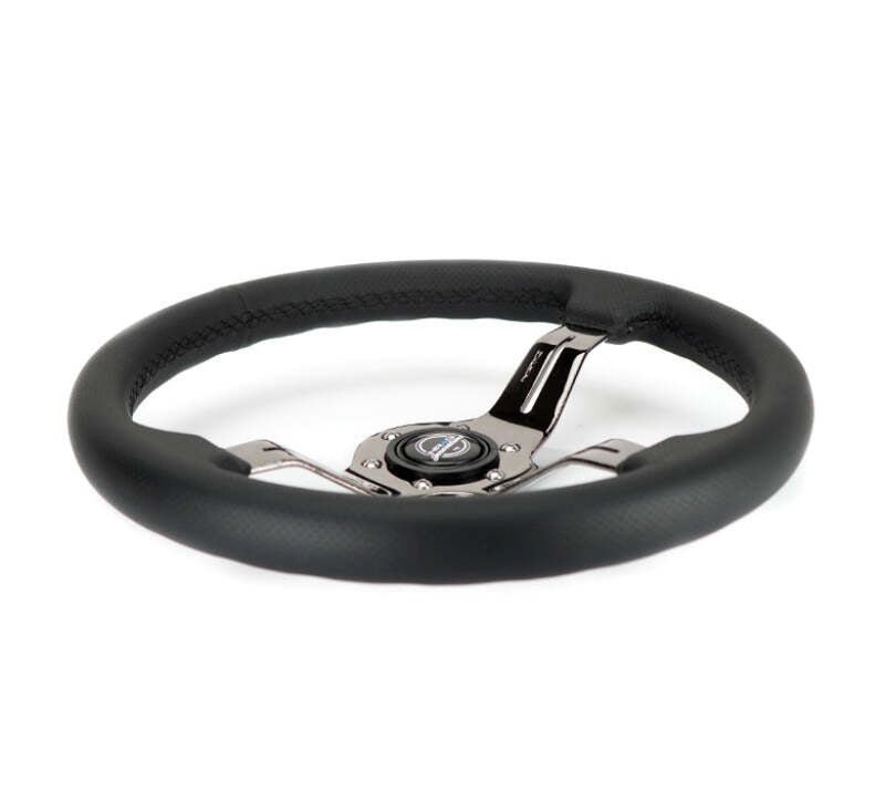 NRG ST-010BC-PR ST-010BC-PR Light Weight Gaming Steering Wheel - 350mm 3 Black
