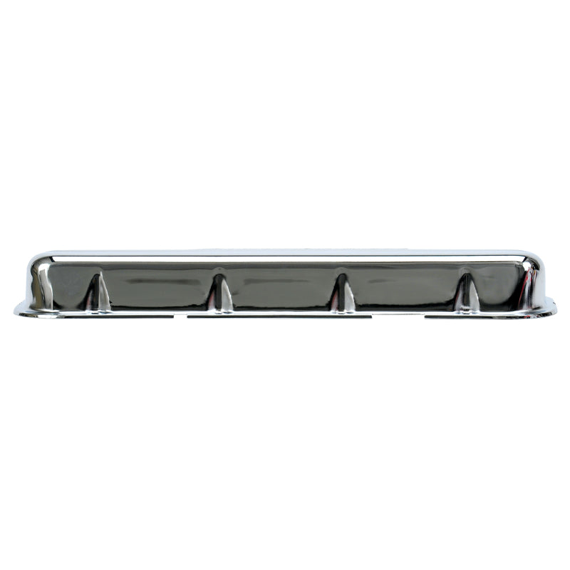Edelbrock 4480 Valve Cover Signature Series fits Chevrolet 1965 and Later 396-502 V8 Low Chrome