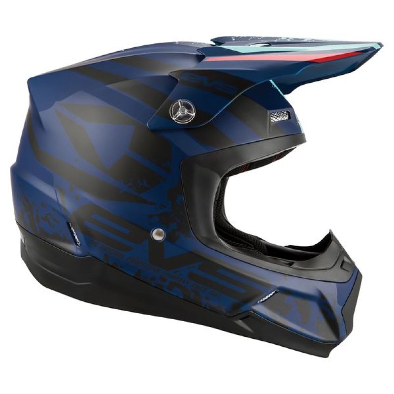 EVS HE18T5G-DKBU-M T5 Grappler Helmet Matte Dark Blue - Medium