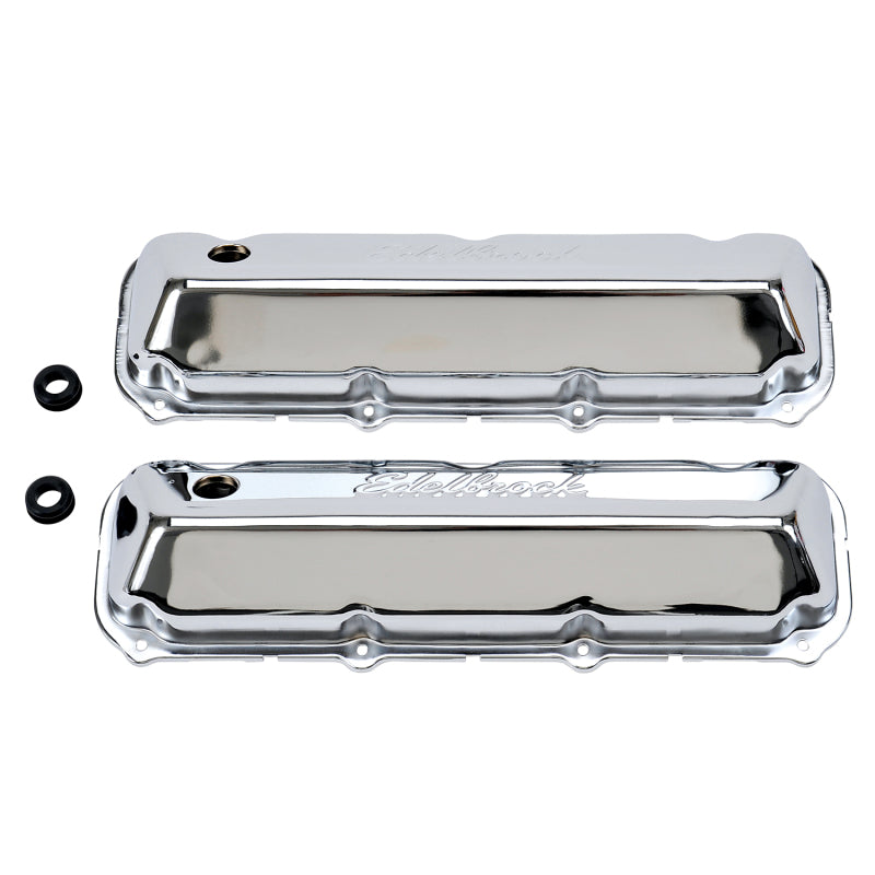 Edelbrock 4463 Valve Cover Signature Series fits Ford 429/460 CI V8 Chrome