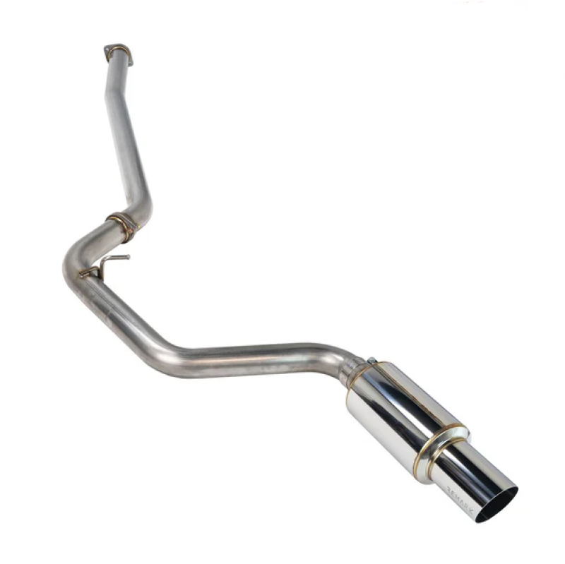 Remark RK-C1076S-02 08-14 fits Subaru WRX / STI Hatch Cat-Back Exhaust R1 Spec Single Exit Stainless Steel
