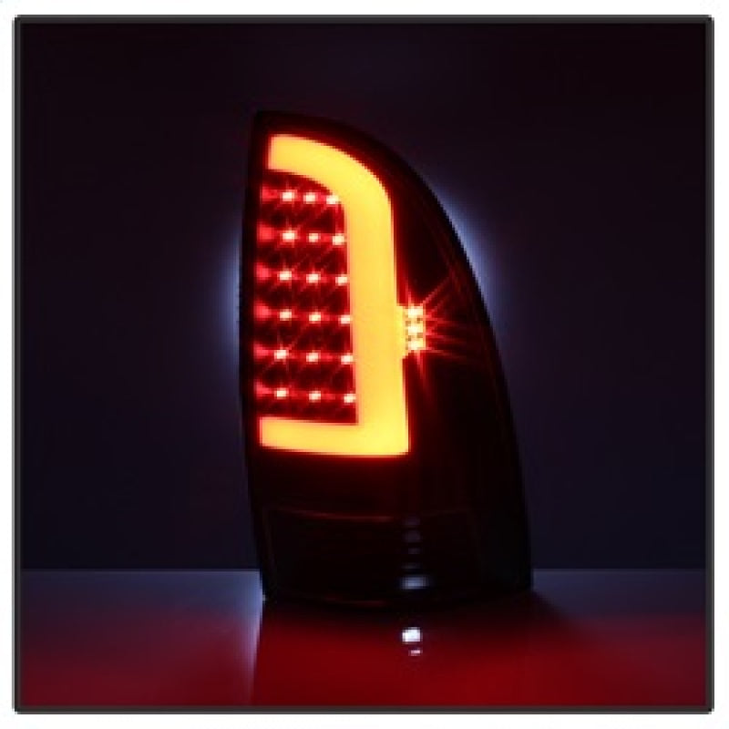 xTune 5082121 fits Toyota Tacoma 05-15 Tail Lights - Light Bar LED - Black ALT-