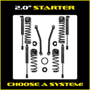 Rock Krawler JT20SS 19+ fits Jeep Gladiator JT (Gas) 2in Starter Suspension System