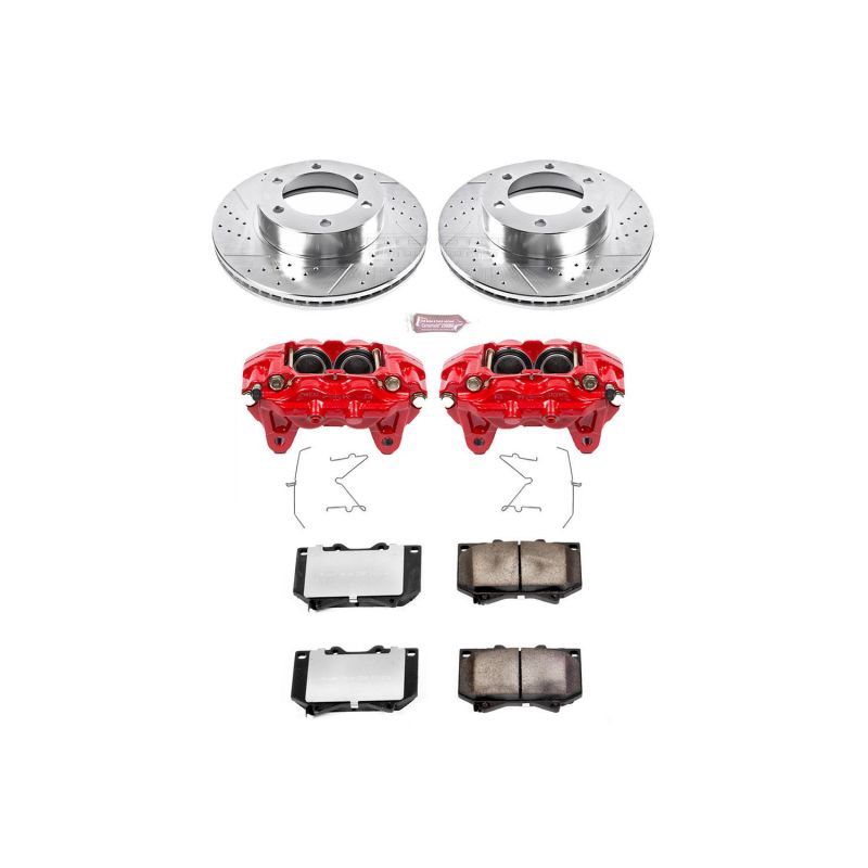 Power Stop KC2323-36 00-02 fits Toyota Tundra Front Z36 Truck & Tow Kit w/Cals