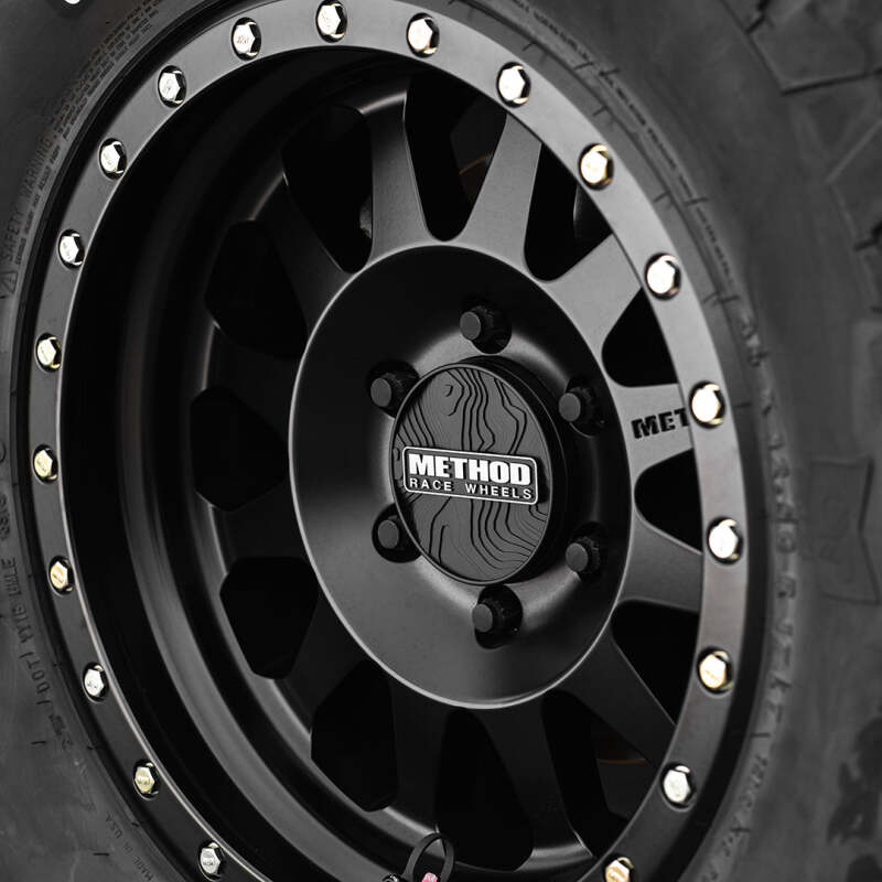 Method CP-TOPO86S-B Race Wheels Top Snap In Center Cap 86 mm - Black