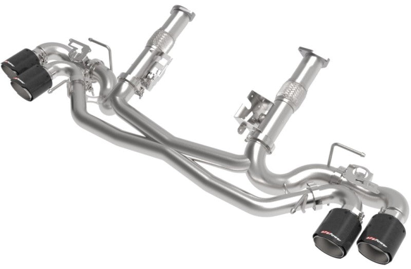 AFE 49-34124NM-C orce-Xp 304 Stainless Steel Cat-Back Exhaust Carbon 2020 fits
