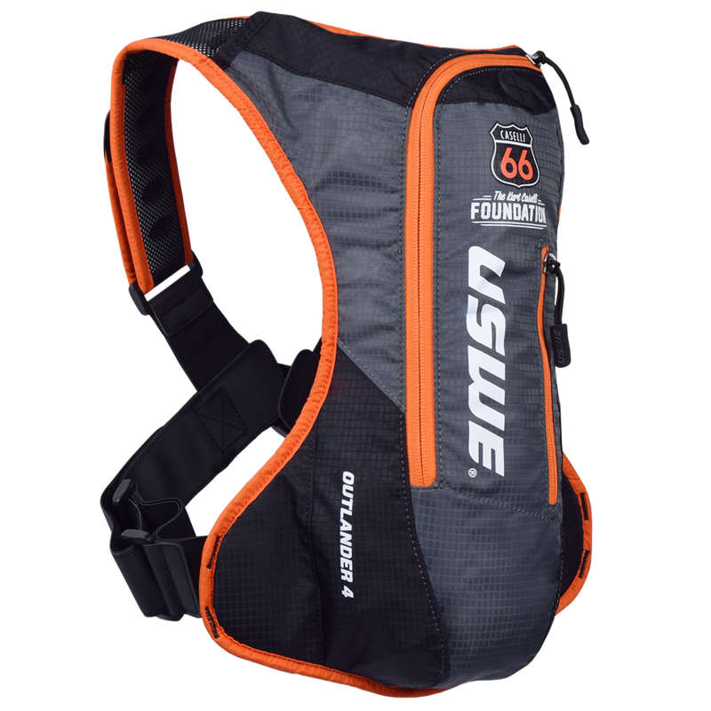 USWE 2046666 Outlander KC66 Limited Edition Hydration Pack 4L - Black/Grey/Orange