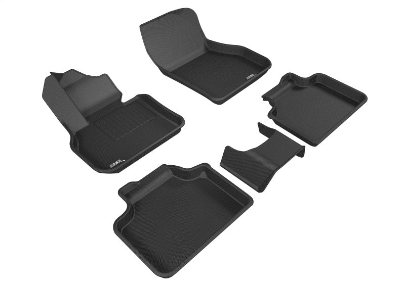 3D MAXpider 2011-2019 fits Infiniti Q70/M37 Kagu 1st Row Floormat - Black