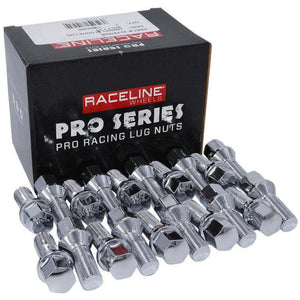 Raceline L791821NV 12x1.25 1.1in Chrome Lug Bolts (Set of 20)