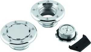 Kuryakyn 8310 Kuryakyn Flush Mount Gas Caps Non-Vented Chrome