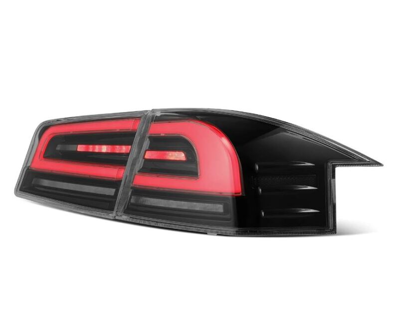 AlphaRex 601130 12-21 fits Tesla Model S LUXX-Series LED Tail Lights - Black/