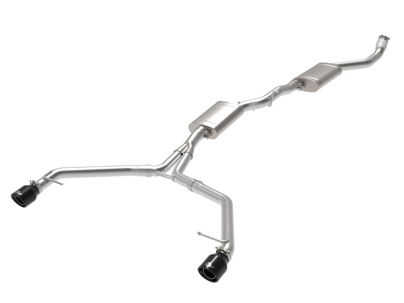 AFE 49-36438-B orce-Xp 13-16 fits Audi Allroad L4 SS Cat-Back Exhaust w/Black T