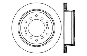 Stoptech 128.44128L Power Slot 03-09 Toyota 4 Runner / 03-09 Lexus GX470 Drilled Left Rear Rotor
