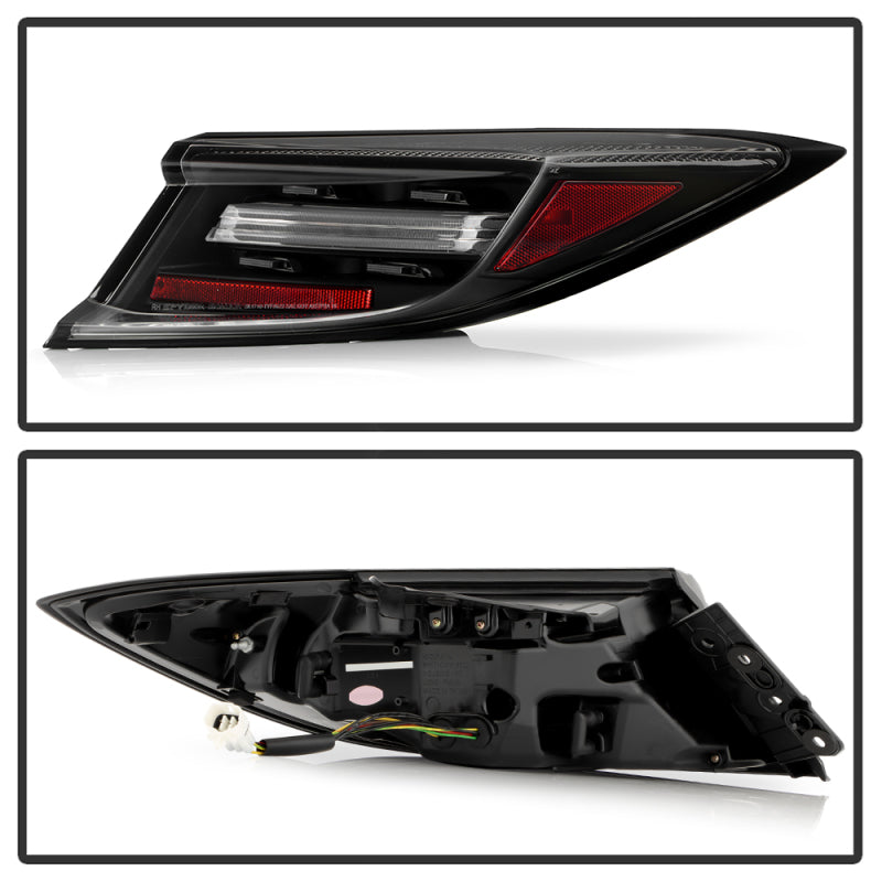 Spyder 5088918 Apex 22-24 fits Toyota GR86/BRZ Full LED Tail Lights - Black (AL