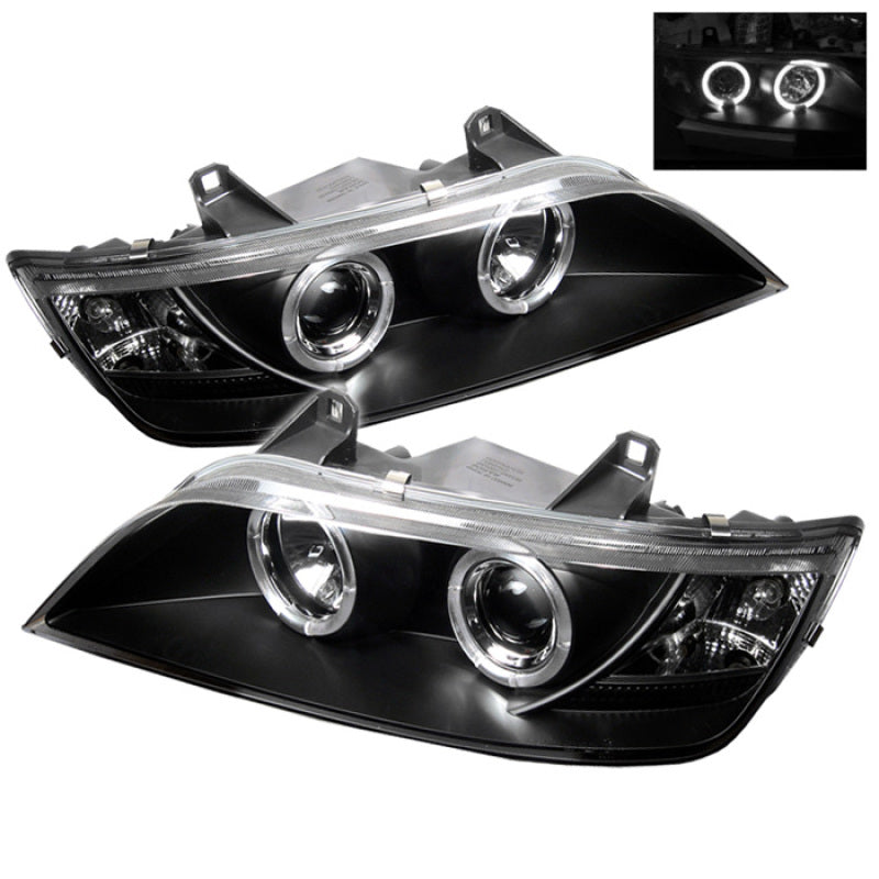 Spyder 5009081 fits BMW 96-02 Z3 Projector Headlights LED Halo Black High H1 Lo