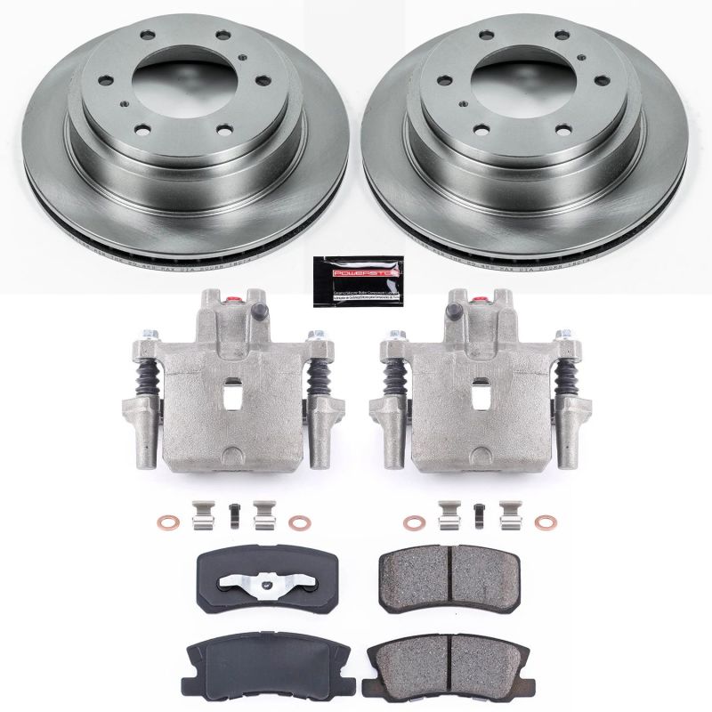 PowerStop fits Mitsubishi 01-06 Montero Rear Autospecialty Brake Kit w/Calipers