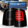 ANZO 311319 2018 fits Dodge 09-20 Ram 1500 LED Taillight Plank Style Black w/Smoke Lens