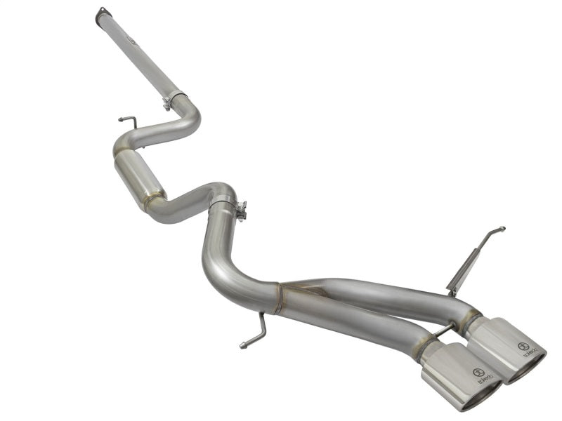 AFE 49-33083-P Takeda 3in 304 SS Cat-Back Exhaust w/ Polished Tips 13-17 fits F