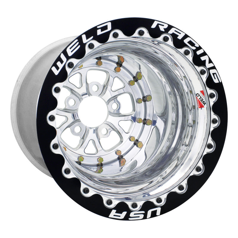 Weld 84P510206F 84p510206f V-Series 15x10 Polished 5x4.5 3in BS Black SBL MT