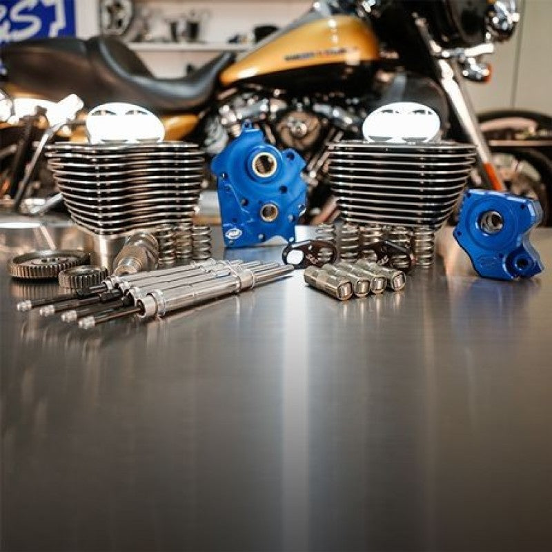 S&S 310-1108A Cycle 2017+ M8 4.250in Bore 550G Cam w/ Chrome Pushrods Power Pack