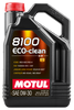 Motul 102889 5L Synthetic Engine Oil 8100 0W30 4x5L ECO-CLEAN ACEA C2 API SM ST.JLR 03.5007