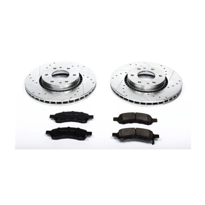 PowerStop K2059 fits Buick 06-07 Rainier Front Z23 Evolution Sport Brake Kit