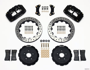 Wilwood 140-9013-D FSLI4 Front Hat Kit 13.00in Drilled 2004-05 fits Scion tC