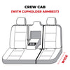 Covercraft SSR8483FR11WFBK 19-24 fits Dodge Ram 1500 Crew Classic Logo SeatSa