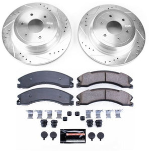 PowerStop K7877 fits Nissan 16-18 Titan XD Rear Z23 Evolution Sport Brake Kit