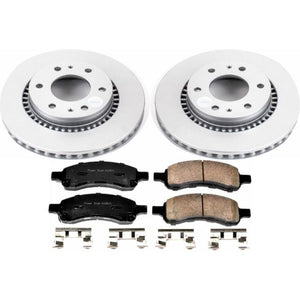 PowerStop fits Buick 06-07 Rainier Front Z17 Evolution Geomet Coated Brake Kit