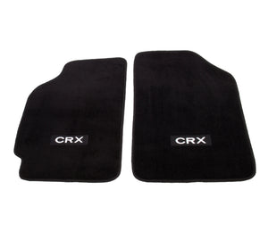 NRG FMR-110 Floor Mats - 88-91 fits Honda Civic (CRX Logo) - 2pc.