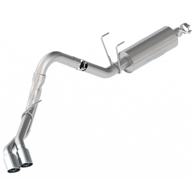 fits Ford 20-22 Racing M-5200-FSD73SC Super Duty 7.3L Dual Side Exit Sport Exhaust - Chrome Tips