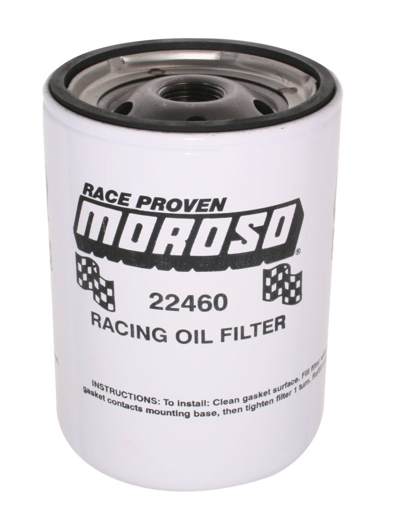 Moroso 22460 fits Chevrolet 13/16in Thread 5-1/4in Tall Oil Filter - Racing