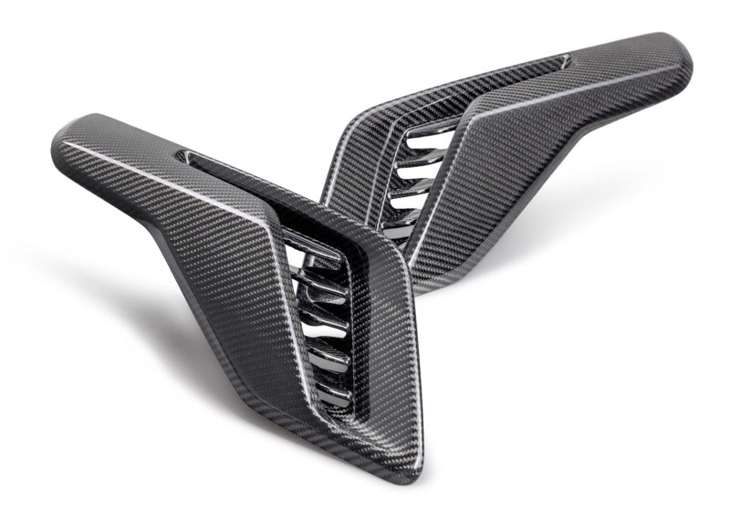 fits Ford 21-24 Racing M-16026-FG F-150 Raptor Carbon Fiber Fender Vent Set - Gloss