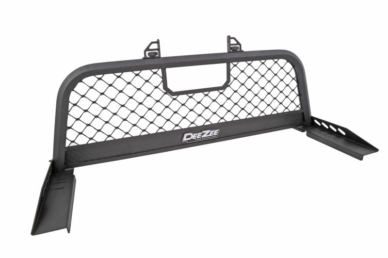 Dee DZ 95072RTB Zee 17-23 fits Ford SuperDuty Cargo Management Cab Rack - Txt Blk Mesh