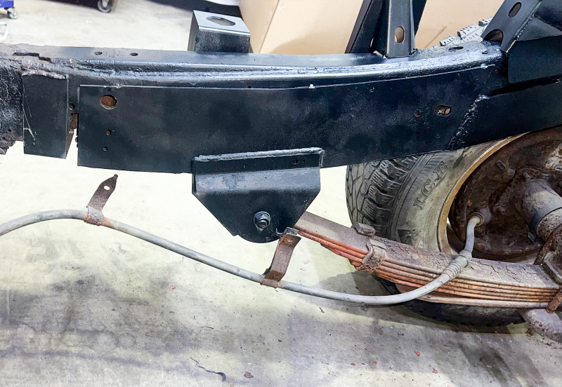 RustBuster RB7503L Rust Buster 2004-2012 fits Chevy Colorado & GMC Canyon Rear ward Leaf Spring Mount - Left