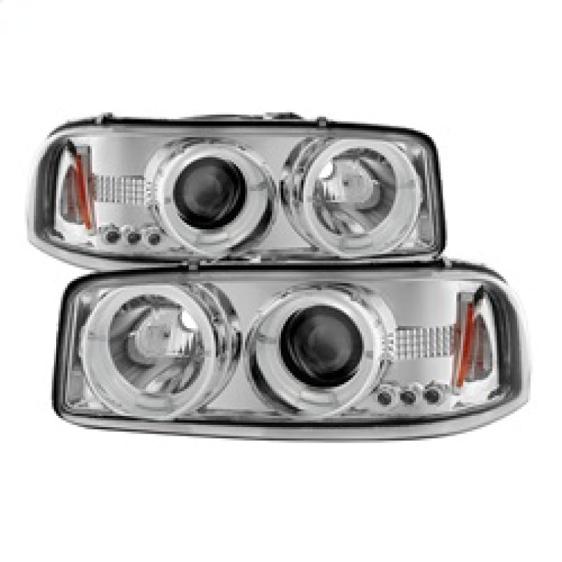 Spyder 5009364 fits GMC 99-06 Sierra 1500/2500/3500 Projector Headlights LED Ha