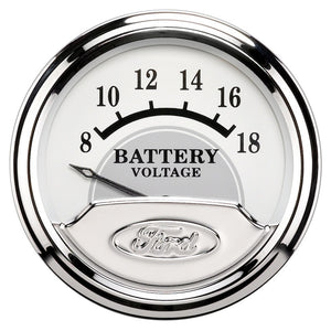 AutoMeter 880354 Autometer fits Ford Masterpiece 2 1/16in Electronic 18V Voltmeter Gauge