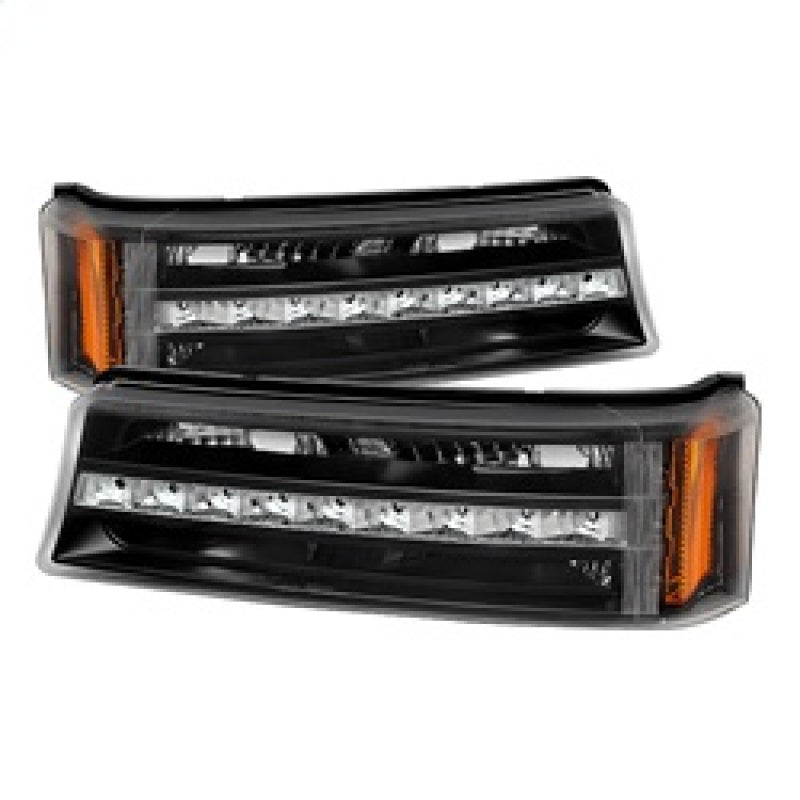 9027482 Xtune fits Chevy 03-06 Silverado / Avalanche 02-06 LED Bumper Lights B