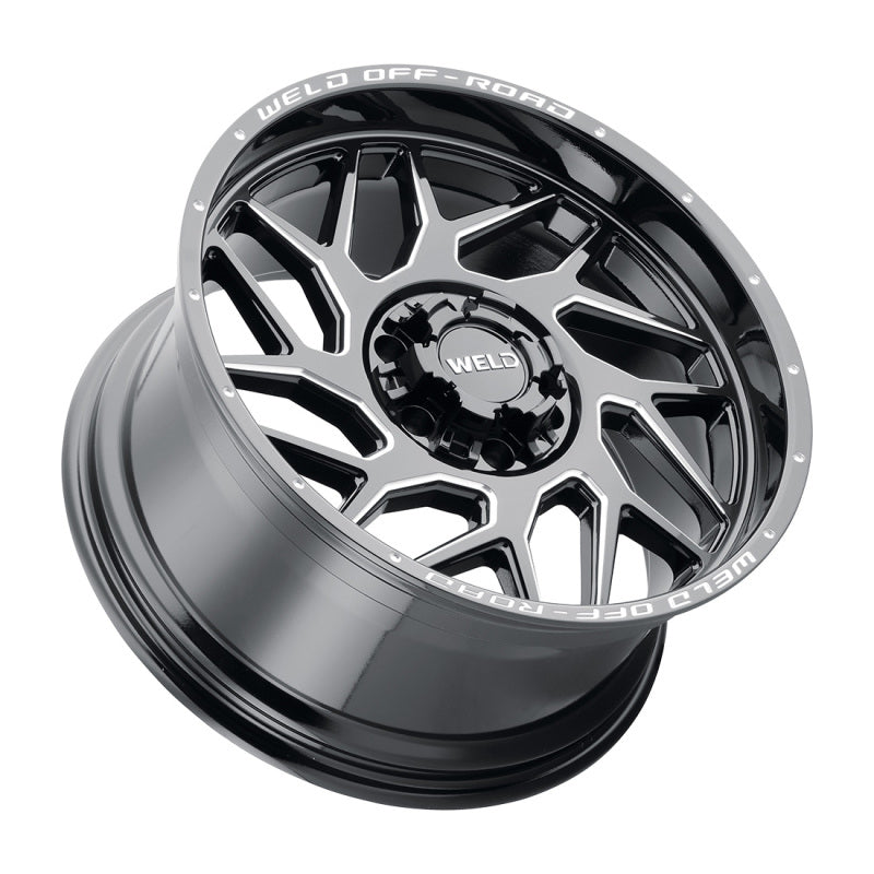 Weld  W11700082475 Off-Road W117 20X10 Fulcrum 8X165.1 ET-18 BS4.75 Gloss Black