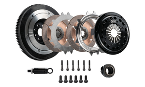 DKM Clutch MR-006-054 00-06 fits BMW M3 184mm Ceramic Twin Disc MR Clutch Kit w/Flywheel (650 ft/lbs Torque)