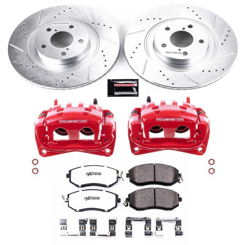 PowerStop fits Scion 13-16 FR-S Front Z26 Street Warrior Brake Kit w/Calipers