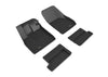 3D MAXpider 22-24 fits Ford F-150 Super Crew Bench Seats Kagu Black R2